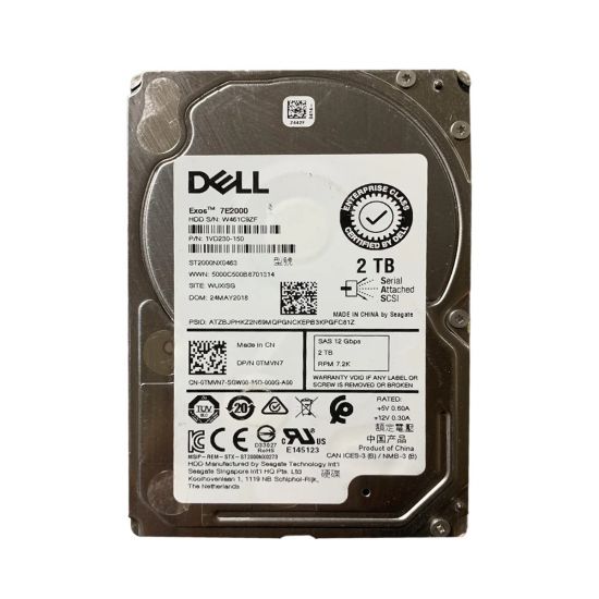 DELL  2TB 7.2K SAS